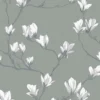 Laura Ashley Magnolia Grove Slate Wallpaper 2 Laura Ashley Magnolia Grove Slate Wallpaper -Paint And Wallpaper Shop 13135798 1684871508466710