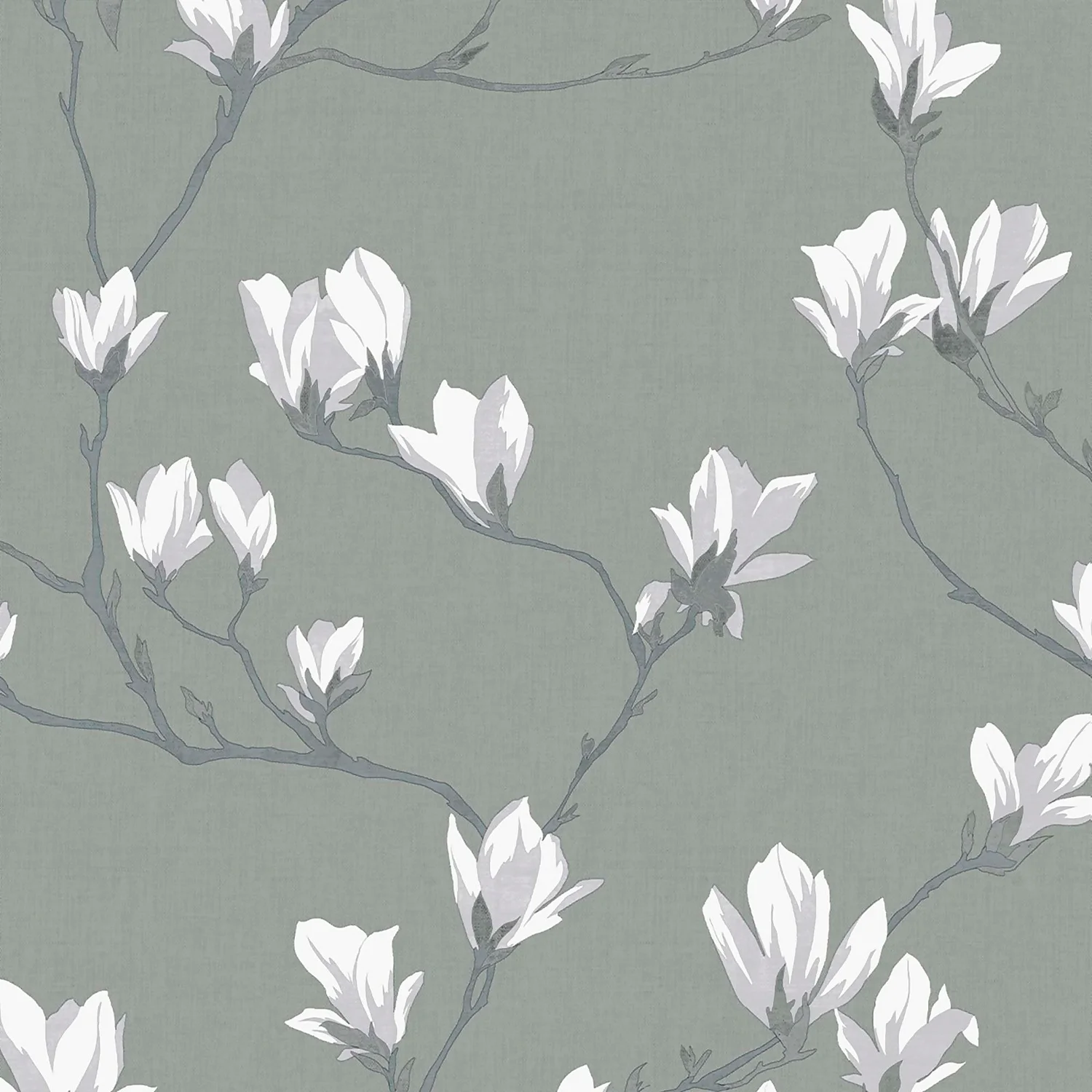 Laura Ashley Magnolia Grove Slate Wallpaper 3 Laura Ashley Magnolia Grove Slate Wallpaper