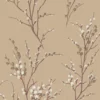 Laura Ashley Pussy Willow Natural Wallpaper -Paint And Wallpaper Shop 13135800 1374871509106877