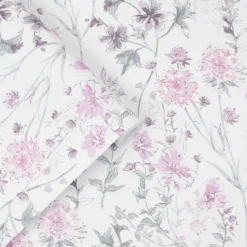 Laura Ashley Wild Meadow Pale Iris Wallpaper -Paint And Wallpaper Shop 13135809 1054871509224327