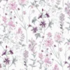 Laura Ashley Wild Meadow Pale Iris Wallpaper -Paint And Wallpaper Shop 13135809 2454871509106643