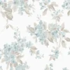 Laura Ashley Apple Blossom Duck Egg Wallpaper -Paint And Wallpaper Shop 13135814 1434871513992926