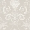 Laura Ashley Josette White/Dove Grey Wallpaper -Paint And Wallpaper Shop 13135830 6464871508062565