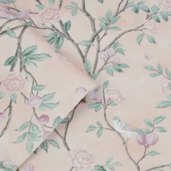 Laura Ashley Eglantine Blush Wallpaper -Paint And Wallpaper Shop 13135832 1044871506776087