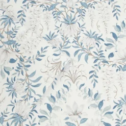 Laura Ashley Parterre Off White/Seaspray Wallpaper -Paint And Wallpaper Shop 13135845 9124871509414071