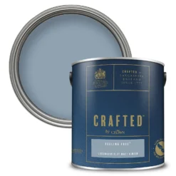 CRAFTED™ By Crown Flat Matt Interior Wall, Ceiling And Wood Paint Feeling Free® - 2.5L