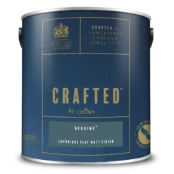 CRAFTED™ By Crown Flat Matt Interior Wall, Ceiling And Wood Paint Genuine® - 2.5L -Paint And Wallpaper Shop 13167145 1034881131549187