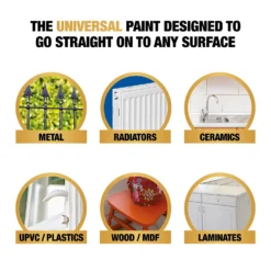 Rust-Oleum Universal Paint Gloss Espresso 250ml -Paint And Wallpaper Shop 13367381 1814920519489399