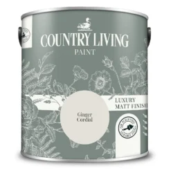 Country Living Matt Emulsion Multi-Surface Paint Ginger Cordial - 2.5L -Paint And Wallpaper Shop 13419314 8394940801849967