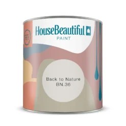 House Beautiful Durable Matt Emulsion Multi-Surface Paint Back To Nature BN.36 Tester - 125ml -Paint And Wallpaper Shop 13419385 8204940988399567