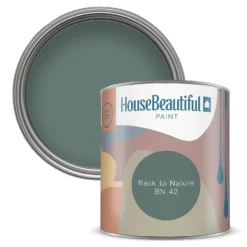 House Beautiful Durable Matt Emulsion Multi-Surface Paint Back To Nature BN.42 Tester - 125ml