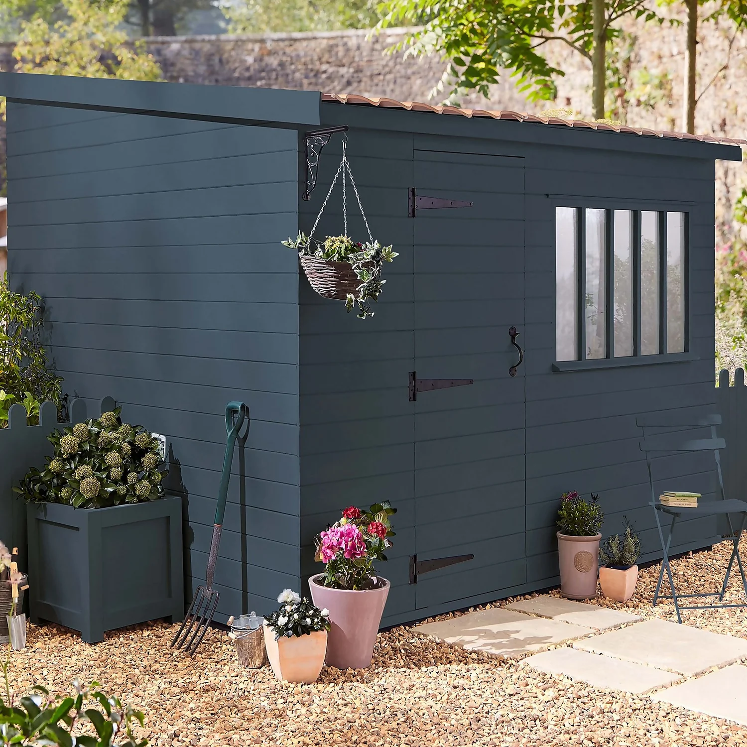 Laura Ashley Eggshell Garden Paint Dusky Seaspray - 2.5L 5 Laura Ashley Eggshell Garden Paint Dusky Seaspray - 2.5L - Image 3