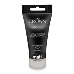 Crown Matt Emulsion Paint Soft Touch - Tester 40ml -Paint And Wallpaper Shop 13806996 6644964064055041
