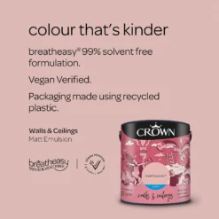 Crown Matt Emulsion Paint Le Petit Palais - 2.5L 15 Crown Matt Emulsion Paint Le Petit Palais - 2.5L -Paint And Wallpaper Shop 13807016 1814964044949862