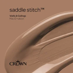 Crown Matt Emulsion Paint Saddle Stitch - 2.5L -Paint And Wallpaper Shop 13807036 8474964062873491