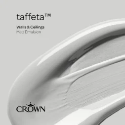 Crown Matt Emulsion Paint Taffeta - 2.5L -Paint And Wallpaper Shop 13807041 1074964077775736