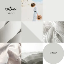 Crown Matt Emulsion Paint Taffeta - 2.5L -Paint And Wallpaper Shop 13807041 1344964077733706