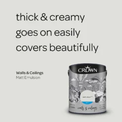 Crown Matt Emulsion Paint Early Dawn - 5L -Paint And Wallpaper Shop 13807050 2064964021188542
