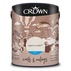 Crown Matt Emulsion Paint Organic Cloth - 5L 19 Crown Matt Emulsion Paint Organic Cloth - 5L -Paint And Wallpaper Shop 13807055 6134964055691119