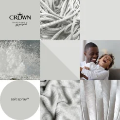 Crown Silk Emulsion Paint Salt Spray - 2.5L 16 Crown Silk Emulsion Paint Salt Spray - 2.5L -Paint And Wallpaper Shop 13807088 4034964089313526