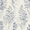 Next Leaf Sprigs Blue Wallpaper -Paint And Wallpaper Shop 13827393 1704969283098428
