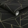 Next Scatter Geometric Black Wallpaper -Paint And Wallpaper Shop 13827401 6794969471735638