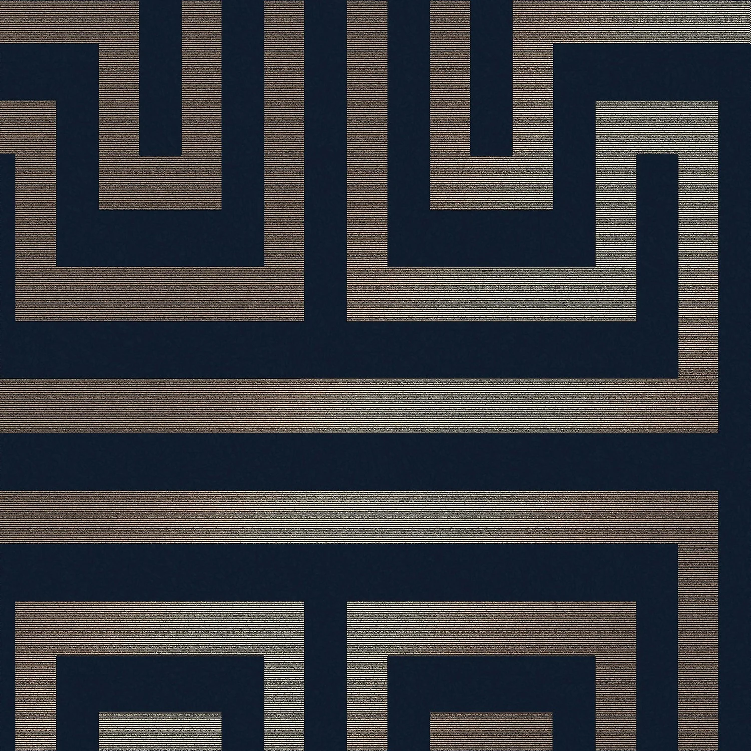 Next Metallic Greek Key Navy Wallpaper 6 Next Metallic Greek Key Navy Wallpaper - Image 4