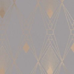 Next Deco Geometric Grey Wallpaper -Paint And Wallpaper Shop 13827410 6034969275481836