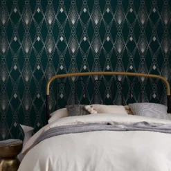 Next Deco Geometric Teal Wallpaper 11 Next Deco Geometric Teal Wallpaper -Paint And Wallpaper Shop 13827414 1634969279845510