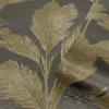 Belgravia Décor Alessia Leaf Textured Charcoal Wallpaper A4 Size Sample -Paint And Wallpaper Shop 13909606 8184983465898725