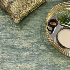 Belgravia Décor Retreat Distressed Textured Green Wallpaper A4 Size Sample -Paint And Wallpaper Shop 13909721 1054983500345238