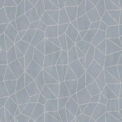 Galerie Geometric Metallic Blue Wallpaper