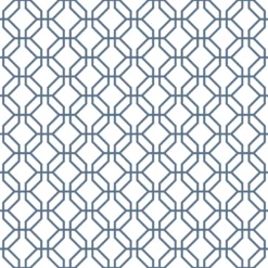 Galerie Honeycomb Trellis Blue A4 Wallpaper Sample