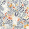 Galerie Wild Flower Blue A4 Wallpaper Sample -Paint And Wallpaper Shop 13910597 6344994885054427