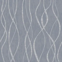 Galerie Wave Blue Large Wallpaper Sample