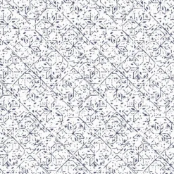 Galerie Geo Tile Blue Large Wallpaper Sample