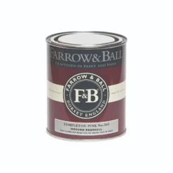 Farrow & Ball Modern Eggshell Paint No.303 Templeton Pink - 750ml -Paint And Wallpaper Shop 13950432 5334992602743431