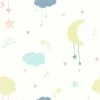 Next Moon & Stars Pastel Wallpaper -Paint And Wallpaper Shop 13956085 1574998026130519