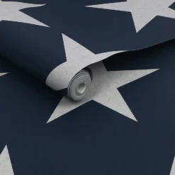 Next Stars Navy Blue Wallpaper -Paint And Wallpaper Shop 13956086 9014998026178918
