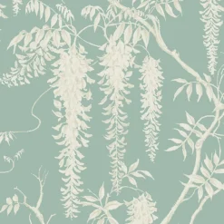 Next Wisteria Trails Duck Egg Wallpaper -Paint And Wallpaper Shop 13960869 7584998027439149