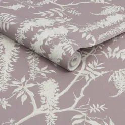Next Wisteria Trails Mauve Wallpaper -Paint And Wallpaper Shop 13960870 2924998027302589
