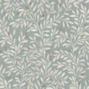 Next Ditsy Leaf Duck Egg Wallpaper -Paint And Wallpaper Shop 13960875 1624998026143824