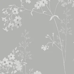 Next Leaf Grey Wallpaper -Paint And Wallpaper Shop 13960877 6174998027330294