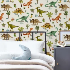 Next Natural Prehistoric Dinosaur Wallpaper -Paint And Wallpaper Shop 13960911 1414998026805234