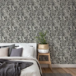 Grandeco Mae Grey Textured Matt Wallpaper 11 Grandeco Mae Grey Textured Matt Wallpaper -Paint And Wallpaper Shop 13980231 2084998777346197