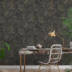 Grandeco Aliare Black Raised Textured Metallic Wallpaper 11 Grandeco Aliare Black Raised Textured Metallic Wallpaper -Paint And Wallpaper Shop 13980237 1774998777646227