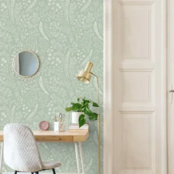 Grandeco Astrid Trail Green Textured Matt Wallpaper 10 Grandeco Astrid Trail Green Textured Matt Wallpaper -Paint And Wallpaper Shop 13980241 2274998777630069