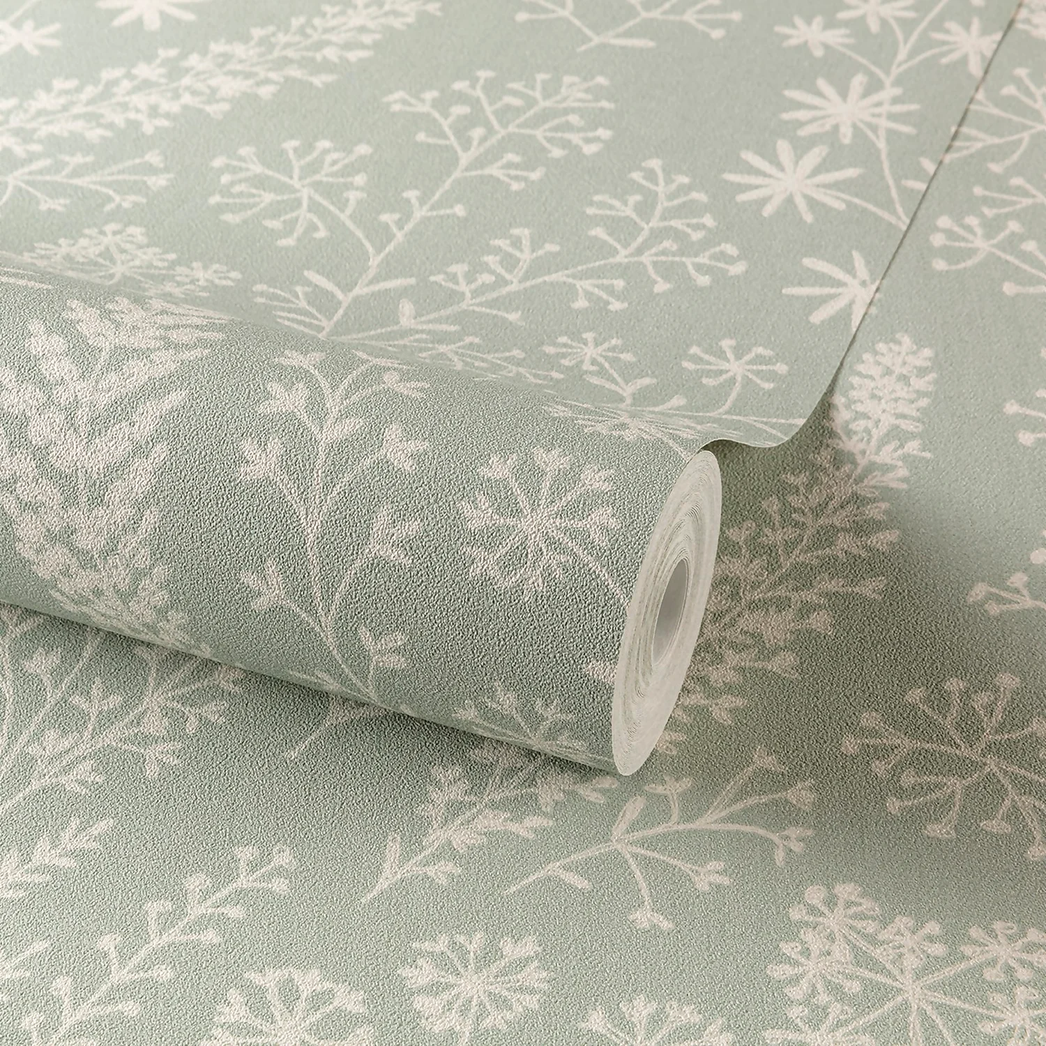 Grandeco Astrid Trail Green Textured Matt Wallpaper 5 Grandeco Astrid Trail Green Textured Matt Wallpaper - Image 3