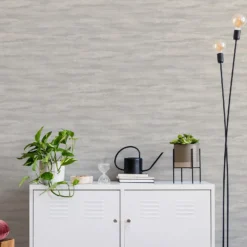 Grandeco Neuhaus Plain Grey Textured Matt Wallpaper -Paint And Wallpaper Shop 13980250 1664998777262437