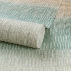 Grandeco Malibu Aqua Textured Matt Wallpaper -Paint And Wallpaper Shop 13987117 1744998777797406